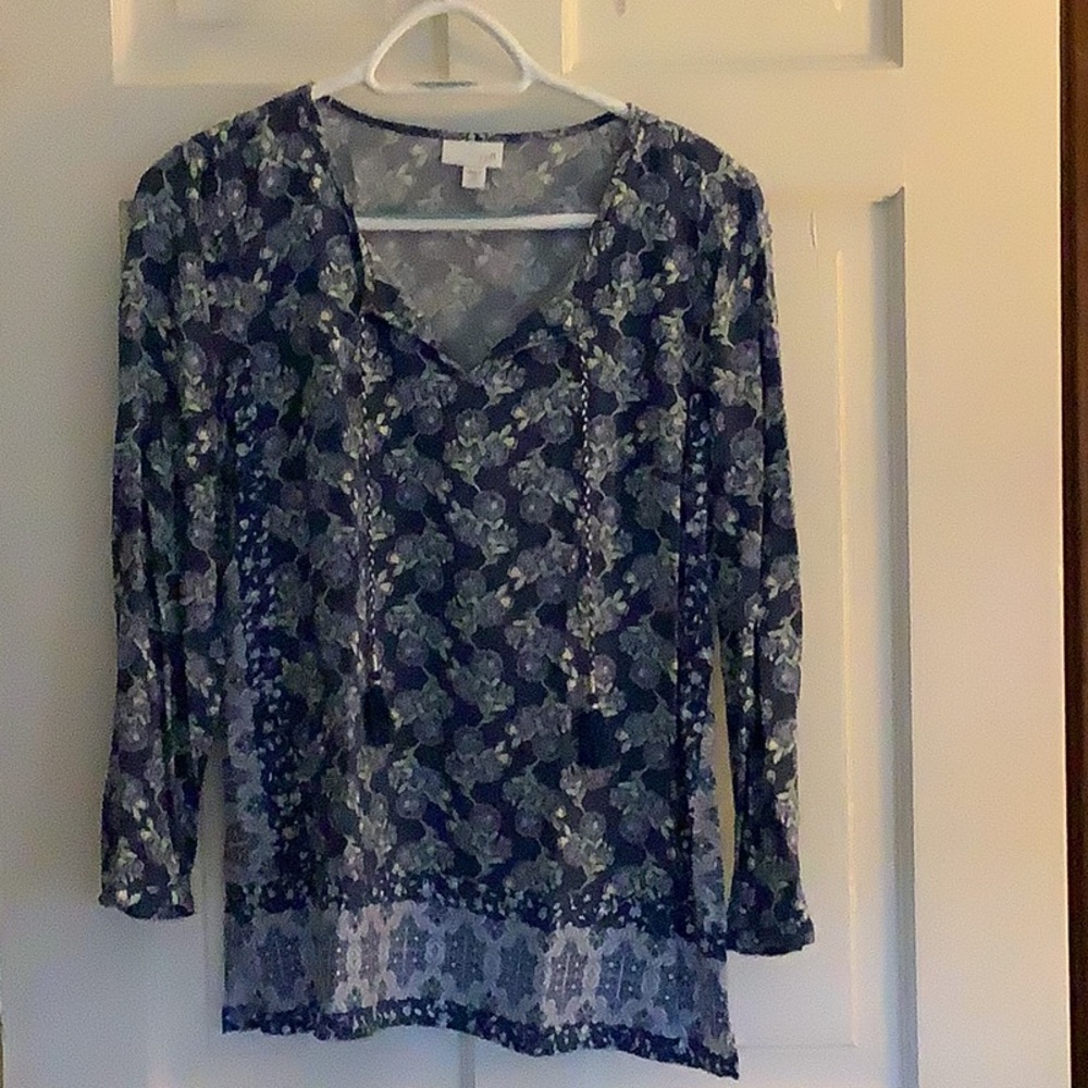 J Jill Tunic Top XS Petite XSP
